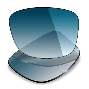 Imagem de Mryok Lentes de reposição para Oakley Jupiter Squared OO9135 / Jupiter Carbon OO9220 - Opções, Polarizado - Matiz gradiente azul, One Size
