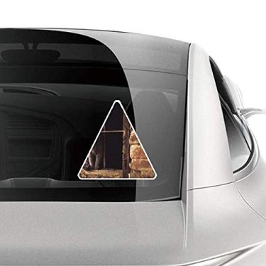 Imagem de DIYthinker Adesivo de carro com foto de gato de canto de animal, decalque de bagagem de motocicleta