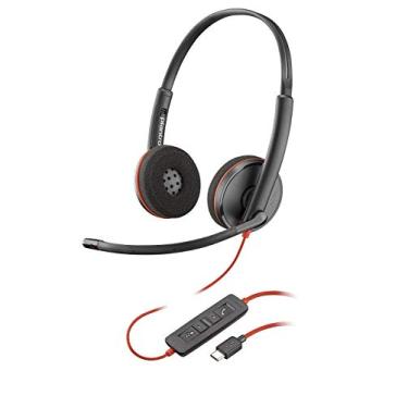 Imagem de Plantronics Fone de ouvido Blackwire 3220 USB-C, fone de ouvido mono supra-auricular, com fio