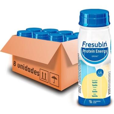 Imagem de Fresubin Protein Energy Drink Sabor Baunilha 200ml - 8 Unidades - Fresenius