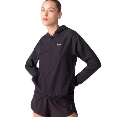 Imagem de Jaqueta Corta Vento Fila Feminina Basic Run Preto