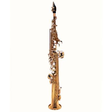 Imagem de Sax Soprano Reto Dominante Bb Dourado Com Semi Case - 16462