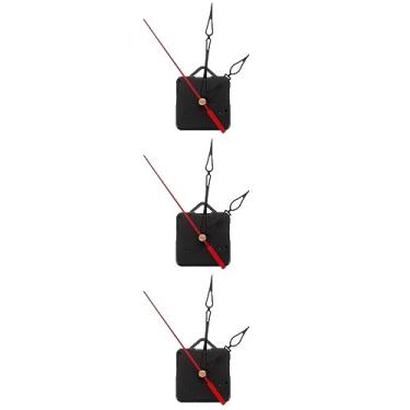 Imagem de OSALADI 3 Partidas Suprimentos De Relógio De Minuto Mecanismo De Relógio Sem Tique-taque Ponteiros Do Relógio Mecanismo De Relógio De Bateria 3d Plástico Movimento Kit De Reparação