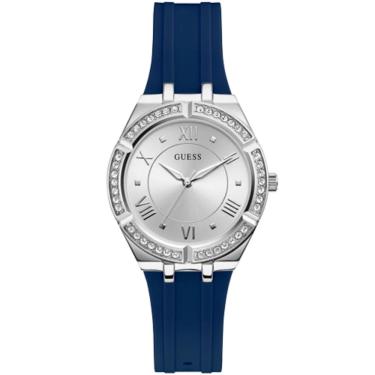 Imagem de Relógio GUESS feminino analógico azul borracha GW0034L5