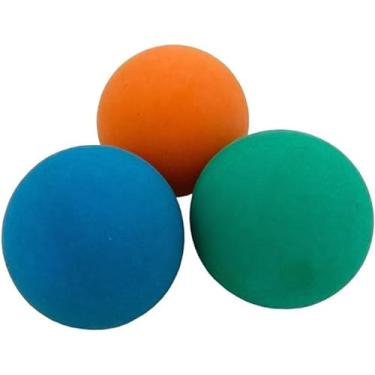 Imagem de Bola Borracha Frescobol Taco Bets Fisioterapia Kit C/06