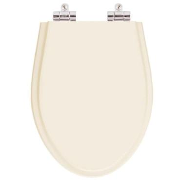 Imagem de Assento Sanitário Poliester Soft Close Alpinia Marfim para vaso Fiori 6lpf