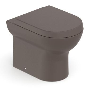 Imagem de Vaso Sanitário Convencional com Assento Termofixo Queda Amortecida Nexo Roca Café Fosco