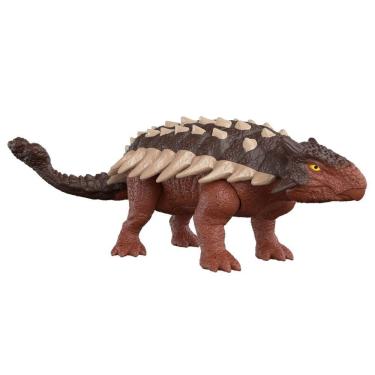 Imagem de Jurassic World Dominion Roar Strikers Ankylosaurus Dinosaur Action Figure with Roaring Sound and Attack Action, Toy Gift Physical & Digital Play