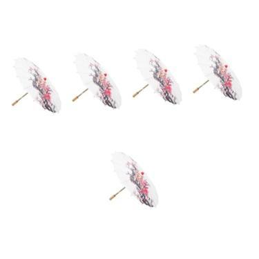 Imagem de GALPADA 3 Pecas guarda-chuva antigo guarda-chuva japonês decoração de festa japonesa engrossar guarda-chuva de papel oleoso guarda-chuva de teto sombrinha guarda-chuva de dança bambu