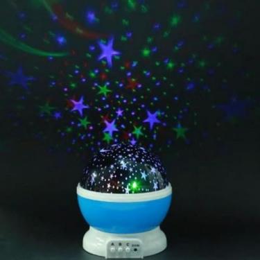 Imagem de Luminária Projetor Estrela 360º - Iluminação Divertida e Versátil (Azul)