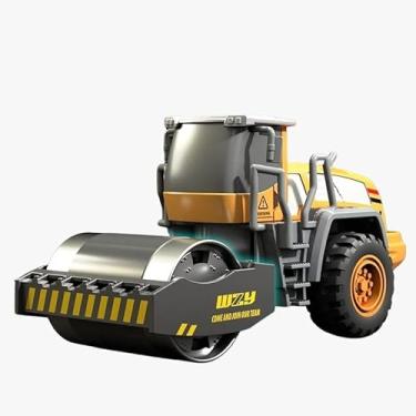 Imagem de Power Toys YUGEN - Miniatura Maquina Pesada: Brinquedo de Construção em Metal: Trator, Escavadeira, Guindaste, Rolo Compactador, Pá Carregadeira, Escavadeira Limpador de Neve (Guindaste 01)