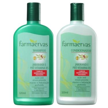 Imagem de Shampoo + Condicionador Farmaervas Jaborandi e Pró Vitamina B5 320ml