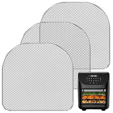 Imagem de GWY Air Fryer Dehydrator Racks 3 Pack, Air Fryer Oven Accessories, Air Flow Racks Dehydrate Fruits and Meats Compatible with 6QT Chefman, Power XL 10 QT, Caynel, Instant Vortex Plus Air Fryer Oven