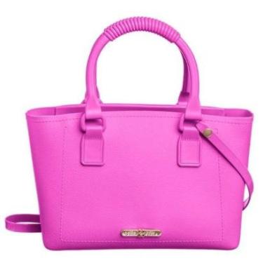 Imagem de Bolsa Petite Jolie PVC Lastic Feminina - Rosa-Feminino