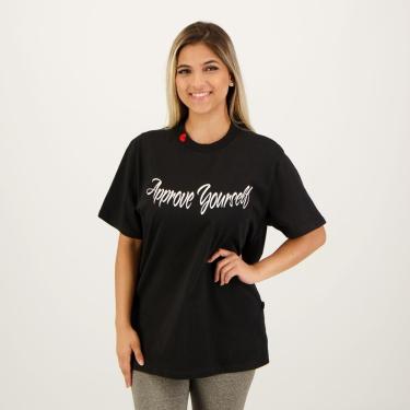 Imagem de Camiseta Approve Heartbroken Feminina Preta-Feminino