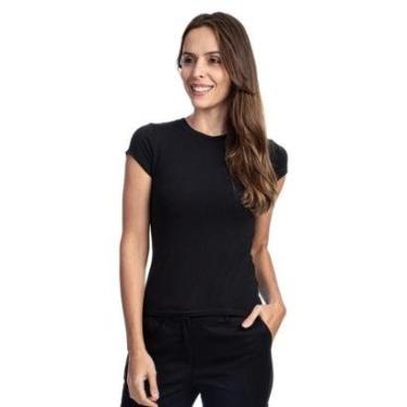 Imagem de Camiseta Feminina Preta Lisa-Feminino