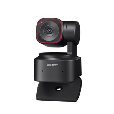 Imagem de OBSBOT Tiny 2 Lite 4K Webcam para PC, Câmera de Streaming PTZ com Rastreamento de IA com Sensor de 1/2", Controle de Gestos, 60 FPS, HDR, Microfones, Câmera Web para Desktop, Laptop, Reunião, etc.