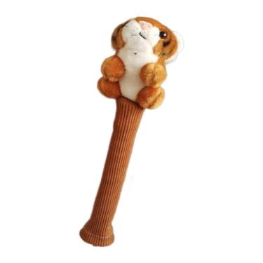 Imagem de Colaxi Capa protetora para cabo de raquete de badminton, desenho animado, cordão antiderrapante, para jogadores ativos, tigre