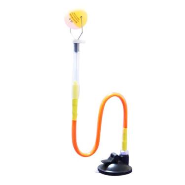 Imagem de Deevoka Robô de treinamento de tênis de mesa, robô treinador de ping pong, máquina de bola de ping pong de rebote estável para bater, esportes internos,