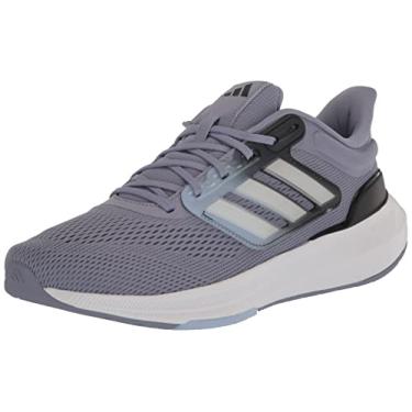 Imagem de adidas Tênis de corrida masculino Ultrabounce, Violeta prata/branco/preto, 46