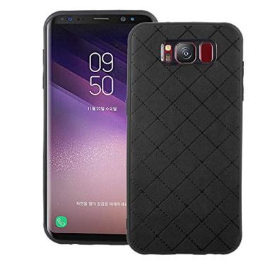 Imagem de Capa de celular para Samsung Galaxy S8 Slim Soft Rubber Case, resistente a choques, resistente, leve, flexível, antiderrapante, slim fit, capa protetora de borracha para GalaxyS8 S 8 Edge SM-G950U,