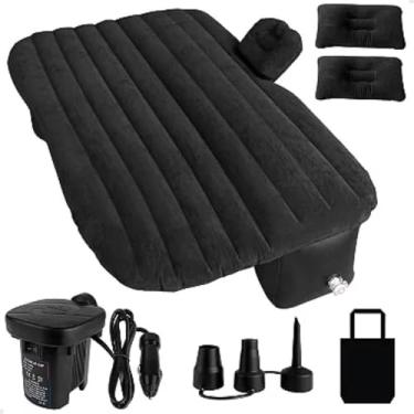 Imagem de Colchão Inflável para Carro Lorben com Bomba de Ar Elétrica 12V Viagem Passeio