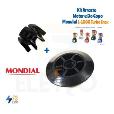 Imagem de Arraste do Copo e do Motor Liquidificador Mondial L1000 Turbo