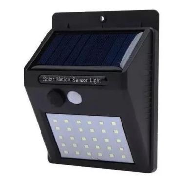 Imagem de Luminária Led Sensor De Presença Energia Solar 30 Leds NF - new, Solar