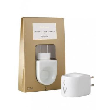 Imagem de AROMATIZADOR ELÉTRICO DE CERÂMICA BRANCO - Bivolt  - Bem estar e baixo