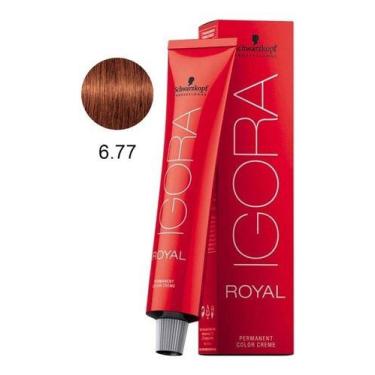 Imagem de Coloração Igora Royal 6-77 Louro Escuro Cobre Extra 60g - Schwarzkopf
