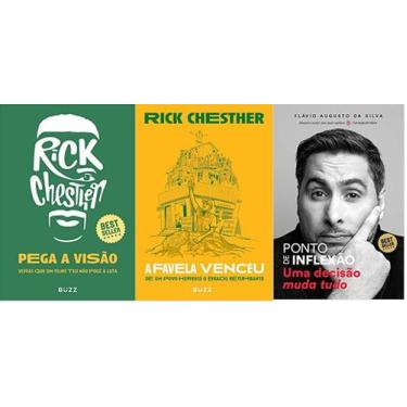 Imagem de Kit 3 Livros Rick Chester Pega A Visão + A Favela Venceu