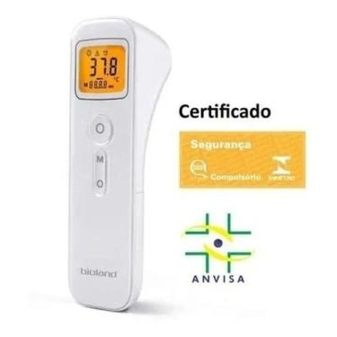 Imagem de Termômetro Infravermelho Digital Sem Contato Bioland E127