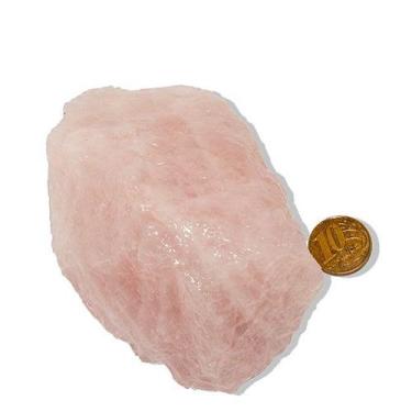 Imagem de 01 Cristal Rosa Pedra Bruto 300 a 400g 10 a 15cm Tipo B - CristaisdeCu
