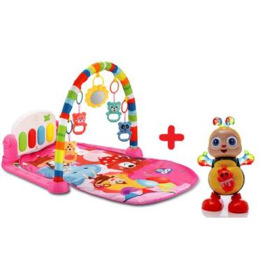 Imagem de Abelhinha Dançante Toca Musica E Tapete Para Bebe Brincar - DM Toys e 
