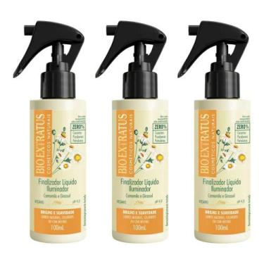 Imagem de Kit 3 Finalizador Líquido Iluminador Camomila 100ml Bio Extratus - BIO