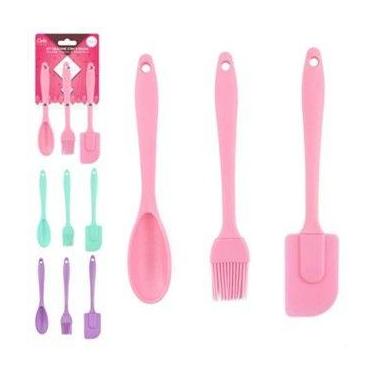 Imagem de Utensílios de Silicone Cozinha 3pçs - Yin's