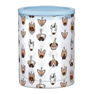 Imagem de Slant Collections Caneca térmica para viagem com tampa de acrílico para mãe de cachorro, 340 g, estampa de cachorro
