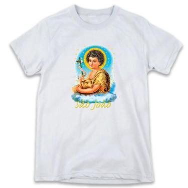 Imagem de 1 Camiseta São João Batista Menino Nuvens Santo Religião - W3artestamp