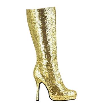 Imagem de Ellie Shoes Feminino 421-zara, Glitter dourado, 6