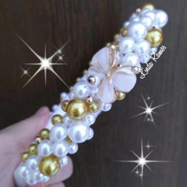 Imagem de Tiara diadema chá revelação Jardim Encantado - Ateliê Linda Ramos , Ja