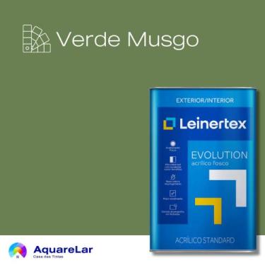 Imagem de Evolution Acrílico Leinertex Fosco 18L, VERDE MUSGO
