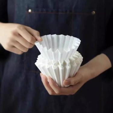 Imagem de Filtro De Papel P/ Preparo De Cafe Para 185 Kalita Wave 100u - RALEO