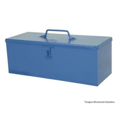 Imagem de Caixa Ferram Aco Bau 40X16X15Cm Ref02 - FERCAR