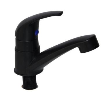 Imagem de Torneira Lavatório Banheiro Mesa Fecho Rápido Abs Preto - Montelar Aca