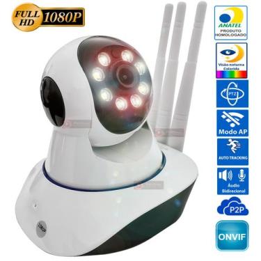 Imagem de Camera Pet IP Sem Fio Wifi 1080p Robô Com áudio, Grava em Cartão SD E 