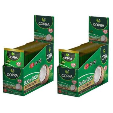 Imagem de Kit 2uni Óleo de Coco Extra Virgem em sachê (40x 15ml) - Copra