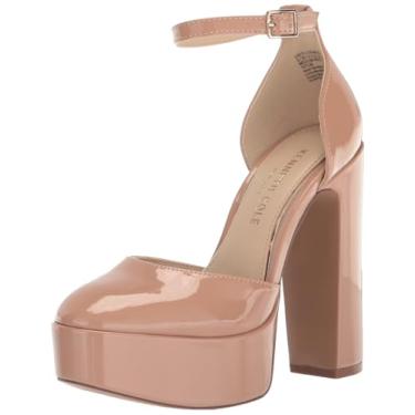 Imagem de Kenneth Cole Sandália feminina Tatum Wedge, Patente nude, 39