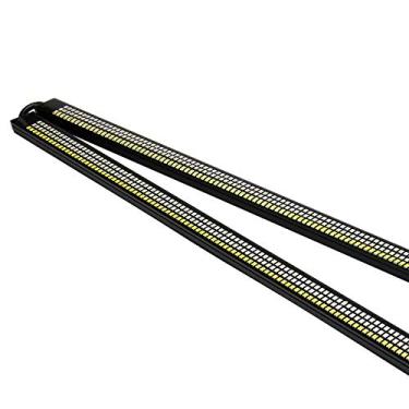 Imagem de OPL5 Barra de luz de porta traseira tripla 152 cm à prova d'água [caixa de alumínio] seta vermelha sem instalação de furadeira, função completa de freio/corrida, luzes de ré para caminhonete SUV RV