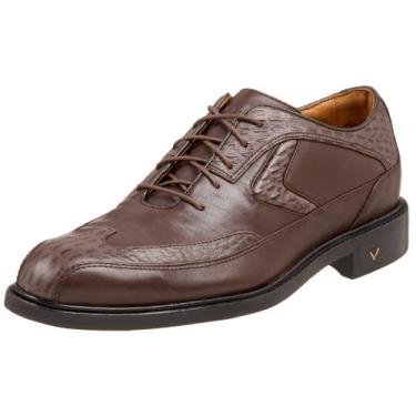 Imagem de Callaway Sapato de golfe masculino Exotic Chev Teaching Street, Marrom escuro, 14