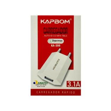 Imagem de Fonte USB Para Carregamento Tomada 3.1A Kapbom KA-399